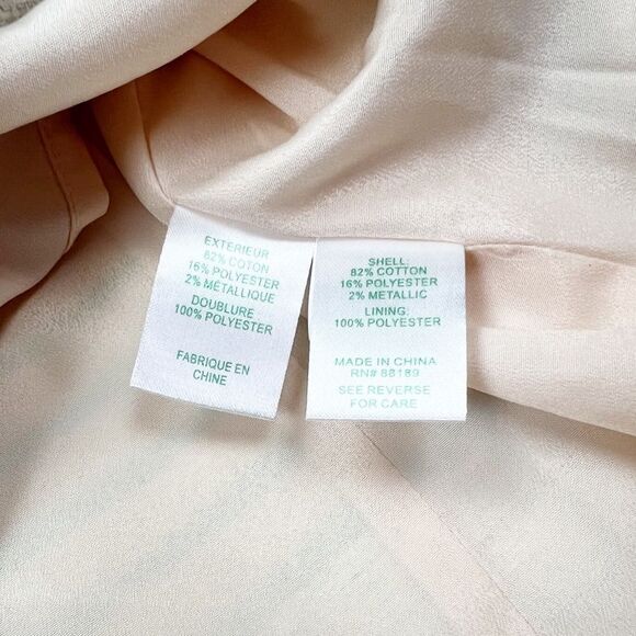 Lilly Pulitzer Remi Strapless Dress Blue Horizon Bay Stripe Silver Band Size 0 - Picture 9 of 10